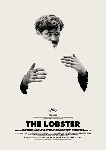 The Lobster movie poster featuring unique cinematic art.