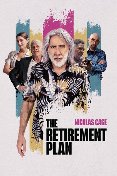 The Retirement Plan Movie Poster Print showcasing vibrant colors and cinematic design.