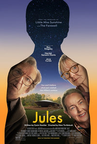 Jules Movie Poster Print showcasing vibrant cinema art.