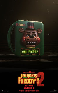 Five Nights at Freddy's 2 Movie Poster featuring iconic characters.