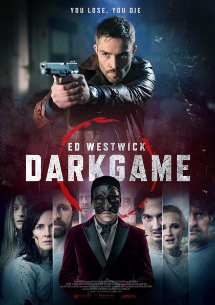 DarkGame Movie Poster Print showcasing suspenseful film art.
