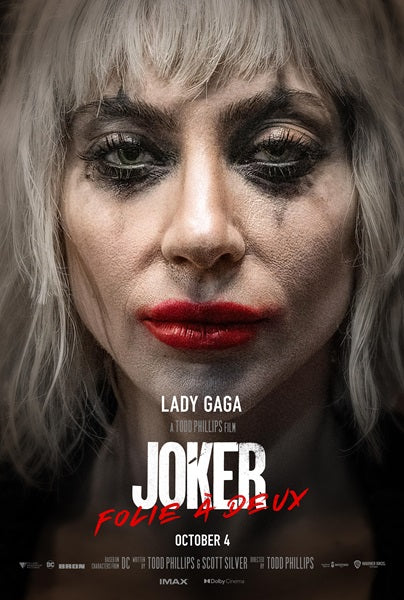 Joker Folie a Deux Movie Poster Print showcasing the iconic character.