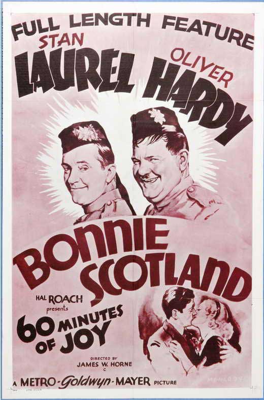 Bonnie Scotland Movie Poster Print showcasing classic cinema art.