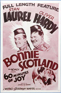 Bonnie Scotland Movie Poster Print showcasing classic cinema art.