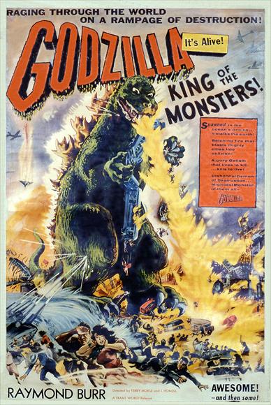 Godzilla, King of the Monsters movie poster print in 11 x 17 size.