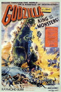 Godzilla, King of the Monsters movie poster print in 11 x 17 size.