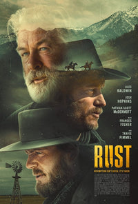 Rust Movie Poster Art Print showcasing dramatic film imagery.