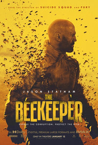 The Beekeeper Movie Poster Print showcasing cinematic art.