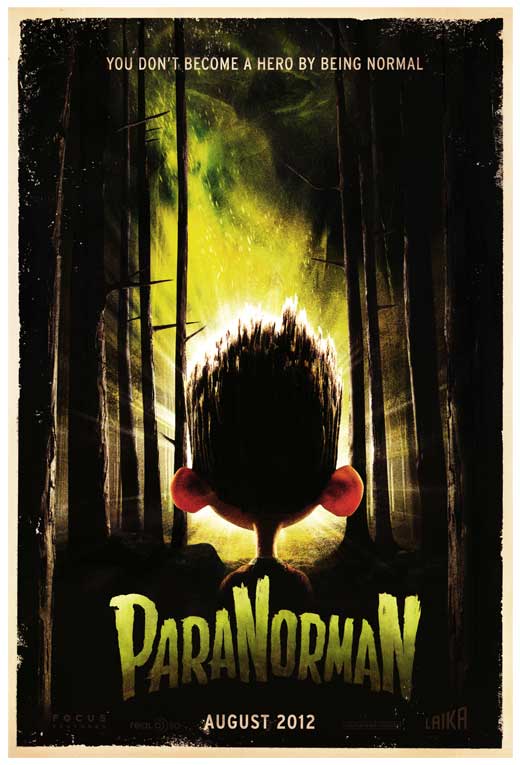 ParaNorman Movie Poster Print featuring vibrant animated art.