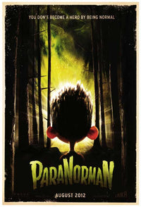 ParaNorman Movie Poster Print featuring vibrant animated art.