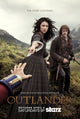 Outlander Movie Poster featuring captivating visuals of the beloved series.