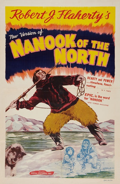 Nanook of the North Movie Poster Print showcasing classic cinema.