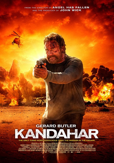 Kandahar Movie Poster Print showcasing thrilling cinematic art.