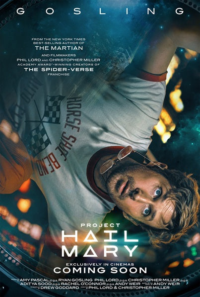 Project Hail Mary Movie Poster Print showcasing space exploration themes.