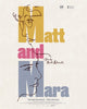 Matt and Mara movie poster print showcasing vibrant artwork.