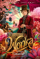 Wonka Movie Poster Print showcasing vibrant colors and whimsical design.
