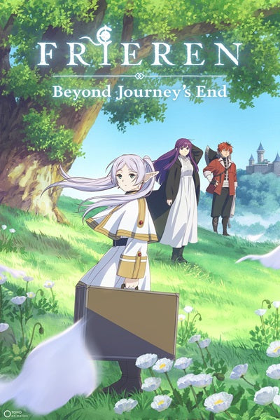 Frieren Beyond Journey's End movie poster print showcasing adventure