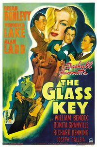 The Glass Key Movie Poster Print - Classic Film Noir Artwork