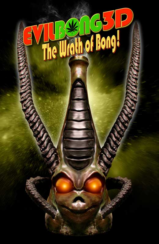 Evil Bong 3-D: The Wrath of Bong Movie Poster Print