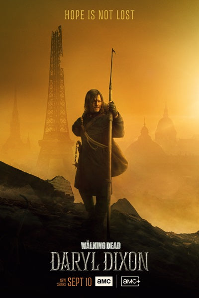 The Walking Dead Daryl Dixon Poster featuring iconic character Daryl Dixon.