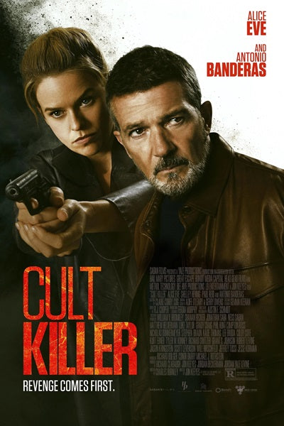 Cult Killer movie poster featuring dramatic horror imagery.