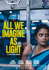 All We Imagine as Light Movie Poster featuring vibrant colors and artistic design.