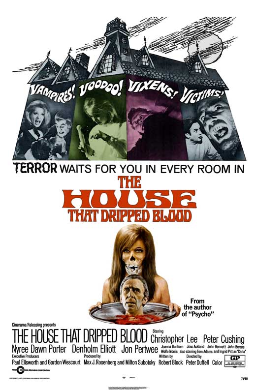 The House that Dripped Blood movie poster print in 11 x 17 size.