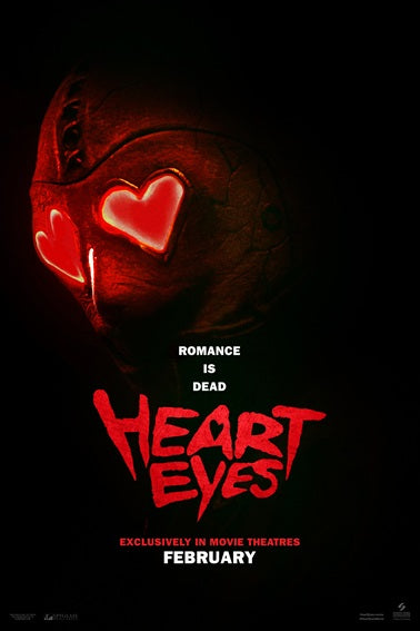 Heart Eyes Movie Poster Print showcasing romantic design.