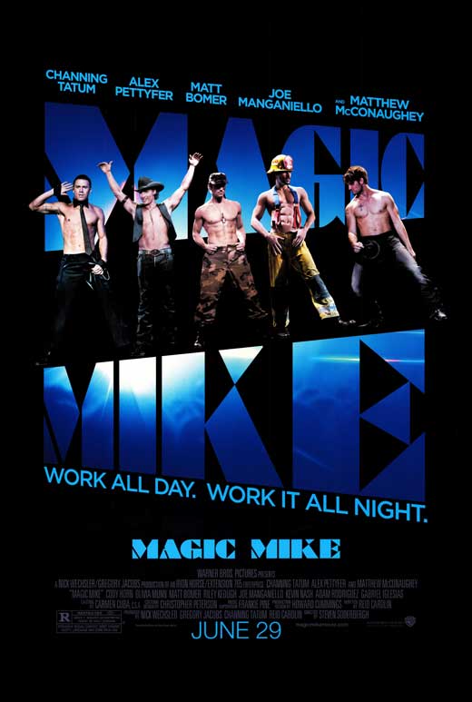 Magic Mike Movie Poster - 27x40 inches, vibrant print for home decor.