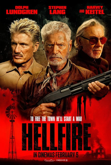 Hellfire Movie Poster Print showcasing cinematic drama.