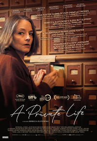 A Private Life movie poster print showcasing cinematic art.