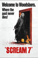Scream 7 Movie Poster Print showcasing horror cinema artwork.