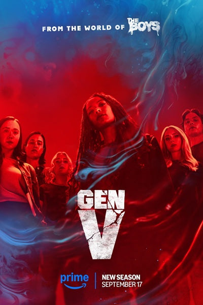 Gen V Movie Poster Print showcasing vibrant artwork.