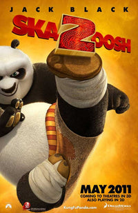 Kung Fu Panda 2 Movie Poster in vibrant colors, 27x40 inches