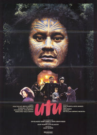 Utu Movie Poster Print featuring vibrant visuals.