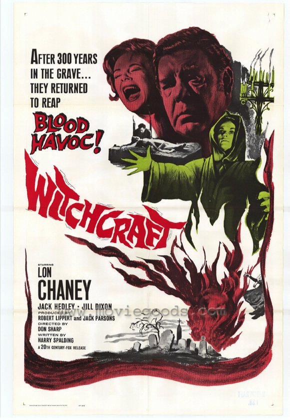 Witchcraft Movie Poster Print showcasing supernatural themes.