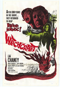 Witchcraft Movie Poster Print showcasing supernatural themes.