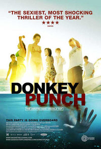 Donkey Punch Movie Poster Print showcasing vibrant colors and cinematic theme.