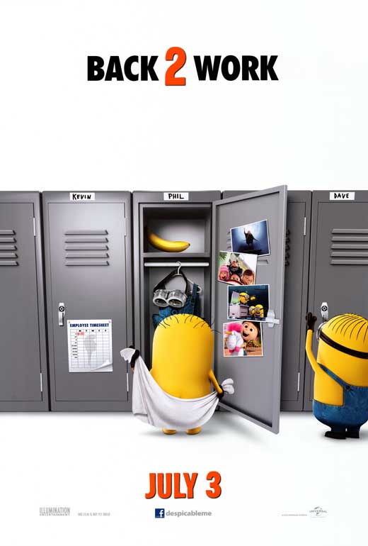 Despicable Me 2 Movie Poster Print featuring the Minions