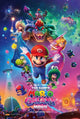 Super Mario Galaxy Movie Poster featuring iconic characters and vibrant colors.