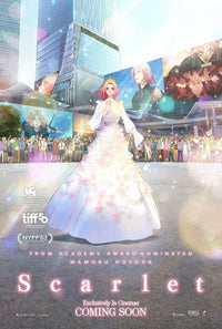 Scarlet Movie Poster Print featuring striking imagery and vibrant colors.