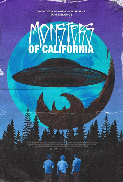 Monsters of California Movie Poster Print showcasing thrilling visuals