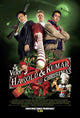 A Very Harold & Kumar Christmas Movie Poster featuring the iconic duo in a festive setting.