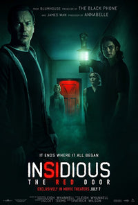 Insidious The Red Door Movie Poster featuring eerie design