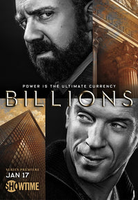 Billions Movie Poster Print showcasing drama and finance themes.