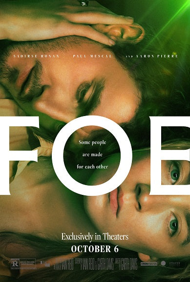 Foe Movie Poster Print showcasing cinematic artwork.