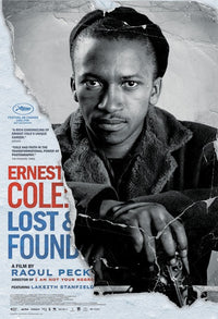Ernest Cole Lost and Found Movie Poster featuring striking imagery.