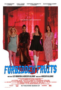 Forbidden Fruits Movie Poster featuring vibrant artwork.