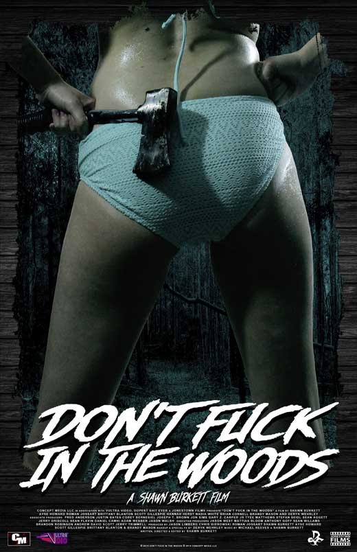 Don't Fuck in the Woods Movie Poster - Horror Film Art