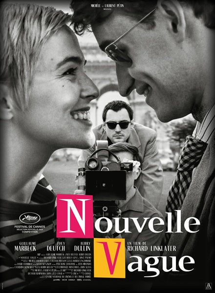 Nouvelle Vague Movie Poster Print showcasing French New Wave cinema.